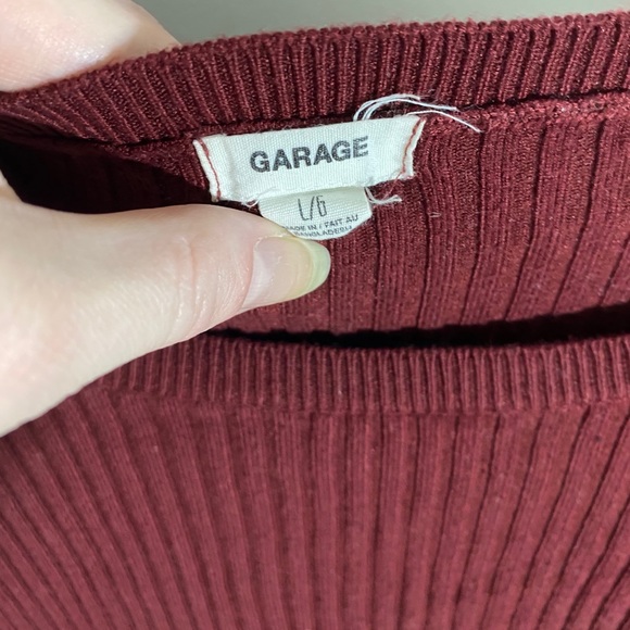 Red Boat Neck Long Sleeve - Picture 6 of 6